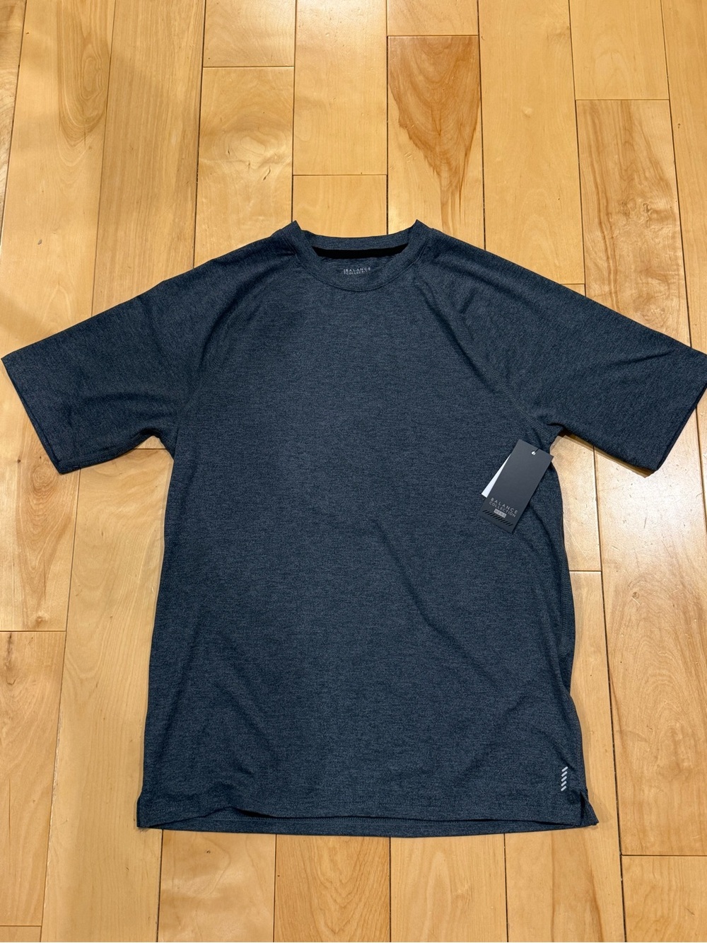 Men's Crew Neck Short Sleeve T-Shirt - Dark Charcoal